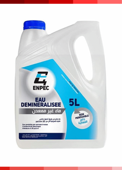 Eau Déminéralisée 5L – Pureté Maximale