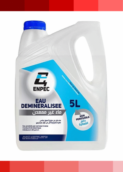 Eau Déminéralisée 5L – Pureté Maximale