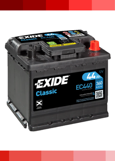 Batterie EXIDE EC440 – Fiabilité et Longévité